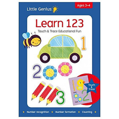 Little Genius Cards: Learn 123 Touch & Trace Educational Fun