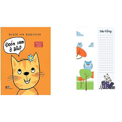 Sách - Sách đố vui lật giở song ngữ - Đoán xem ở đâu? (tặng kèm bookmark thiết kế)