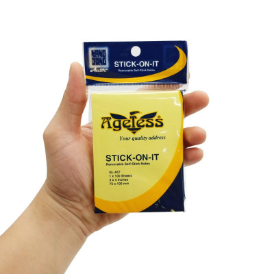 Giấy Note 3 x 4 Ageless GL-657 - Màu Vàng