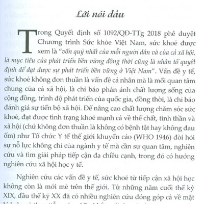 Giáo Trình Xã Hội Học Y Tế