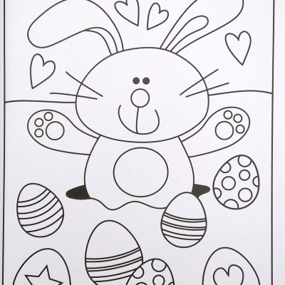 Easter Egg Colouring Book