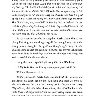 Lã Thị Xuân Thu - Bìa Cứng