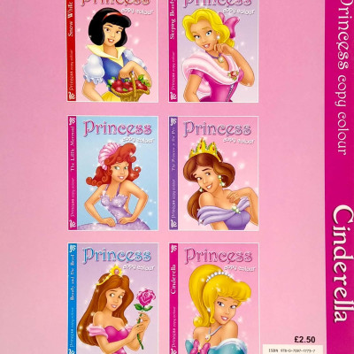 Princess Copy Colour: Cinderella