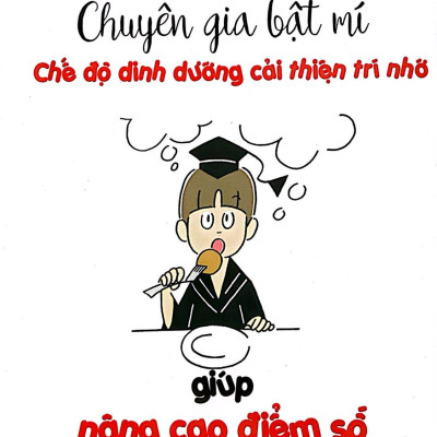 Sách - Chuyên Gia Bật Mí - Chế Độ Dinh Dưỡng Cải Thiện Trí Nhớ Giúp Nâng Cao Điểm Số Của Con Bạn