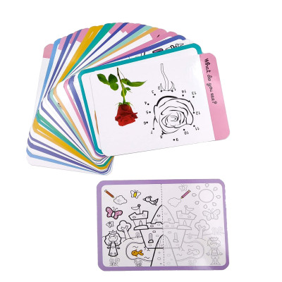 Flash Card - Doodle Activity Purple (25 Activity Cards)
