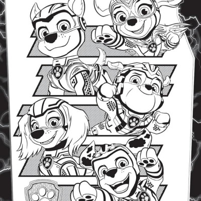 Sách ngoại văn: Paw Patrol - Ultimate Sticker Book - The Mighty Movie