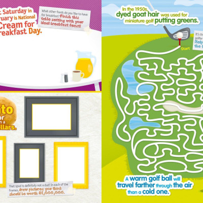 Weird But True! Cool And Crazy Sticker Doodle Book