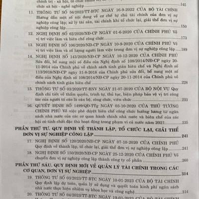 Hướng Dẫn Quản Lý, Thu Chi Tài Chính, Quy Định Nội Dung và Mức Chi Từ Ngân Sách Nhà Nước Trong Các Đơn Vị Hành Chính Sự Nghiệp, Đơn Vị Sự Nghiệp Công Lập 