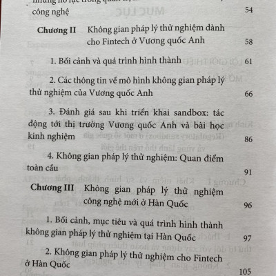 Phát Triển Không Gian Pháp Lý Thử Nghiệm Cho Công Nghệ Tài Chính và Các Lĩnh Vực Công Nghệ Mới Tại Việt Nam