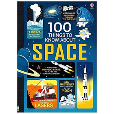 Sách khoa học thiếu nhi tiếng Anh - 100 Things To Know About Space