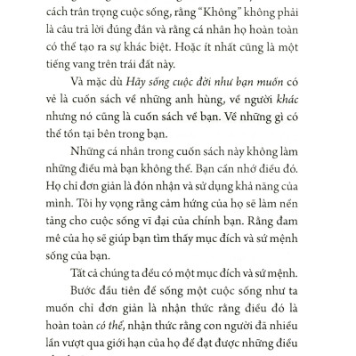 Hãy Sống Cuộc Đời Như Bạn Muốn_AL