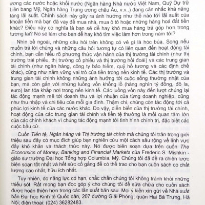 Tiền Tệ Ngân Hàng Và Thị Trường Tài Chính