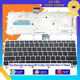 Bàn Phím dùng cho laptop HP Pavilion 11N (Màu Đen) Có Khung - Hàng Nhập Khẩu New Seal