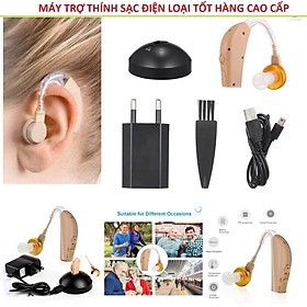 Máy Trợ Thính Không Dây Sạc Điện Đeo Vành Tai Hàng Cao Cấp - Lựa Chọn Tốt Nhất Cho Trải Nghiệm Nghe Tuyệt Vời, ĐÈN TRANG TRÍ ,ĐỒNG HỒ TREO TƯỜNG