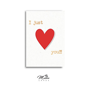 Thiệp tình yêu I Just Love you