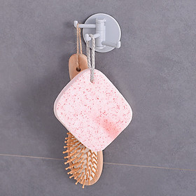 Móc dán tường treo đồ đa năng 3 nhánh siêu dính chắc chắn xoay 180 độ tiện dụng - móc treo chìa khóa, vật dụng, quần áo tiện lợi
