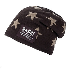 Mũ len, nón len trùm đầu NAM NỮ ngôi sao Style A039