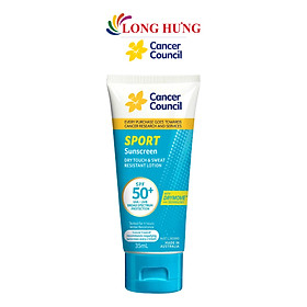Kem chống nắng dành cho hoạt động thể thao Cancer Council Sport Sunscreen SPF50+ (35ml/110ml) - Hàng chính hãng