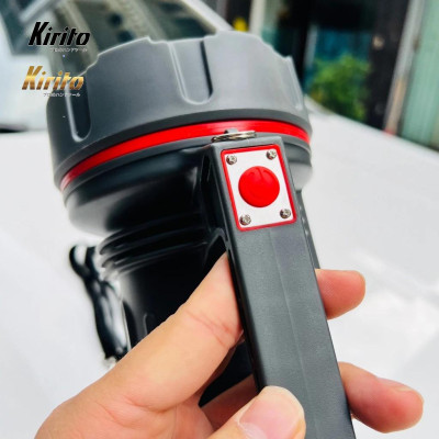 Đèn pin cầm tay thương hiệu Kirito nhật bản, chống nước , sử dụng bóng led, pin lion sáng 12h