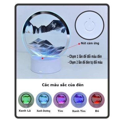 Đồng hồ cát Trang trí - Mầu Nâu