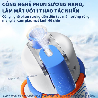 Bình nước thể thao tập gym có thể xịt khoáng Mideer Portable Spray Cup