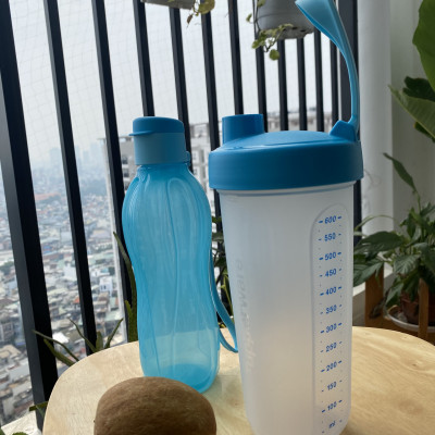 Bộ Sản Phẩm Bình Nước Tupperware Memberkit Shake N Go Gen II (Mẫu mới 2023)