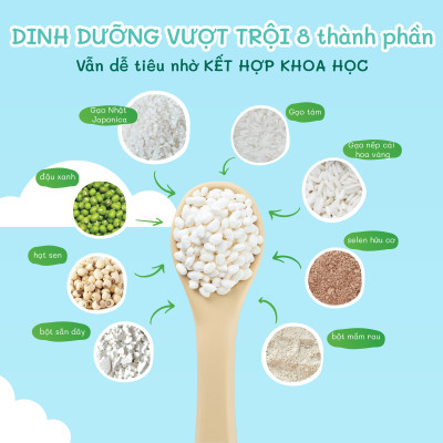Cháo Ăn Dặm  Mabu Nguyên Hạt (900g)