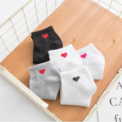Combo 5 đôi tất vớ trái tim hàn quốc unisex TN07