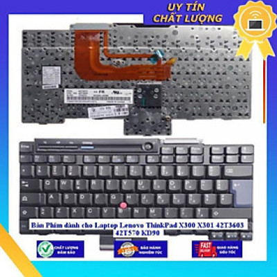 Bàn Phím dùng cho Laptop Lenovo ThinkPad X300 X301 42T3603 42T570 KD90 - Hàng Nhập Khẩu New Seal