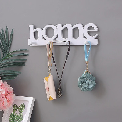 Móc gỗ treo tường Home 4 móc - Hàng chính hãng 