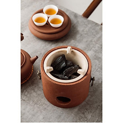 Bếp đun trà cao cấp R1 tặng kèm 200 viên than