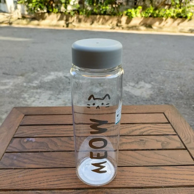 Bình nước tritan Yamada Bow Wow | Meow 500ml - Hàng Nội Địa Nhật Bản