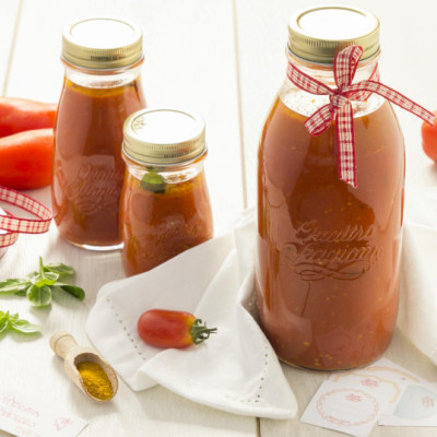 Chai thủy tinh Quattro nắp vặn 1000ml Bormioli Rocco Ý - Hàng Chính Hãng