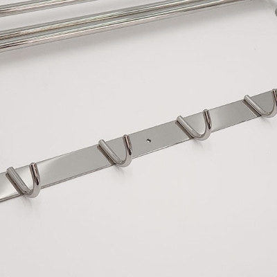 Kệ treo khăn tắm Inox SUS 304 đa chức năng Eurolife EL-B5 NEW (Trắng bạc)