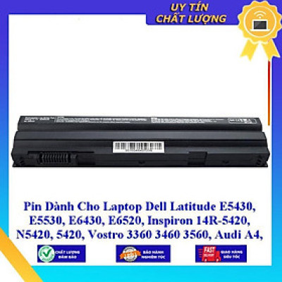 Pin dùng cho Laptop Dell Latitude E5430 E5530 E6430 E6520 Inspiron 14R-5420 N5420 5420 Vostro 3360 3460 3560 - Hàng Nhập Khẩu  MIBAT738