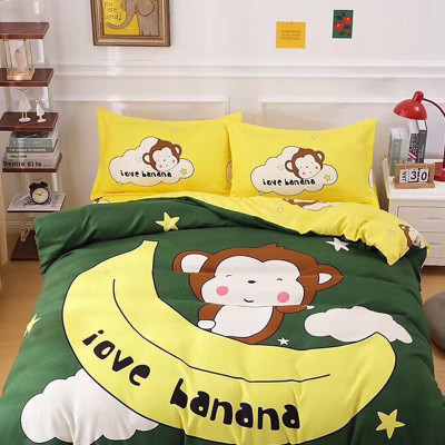 Bộ drap và vỏ chăn cotton Classic Kid VCK2018 ( 4 món )