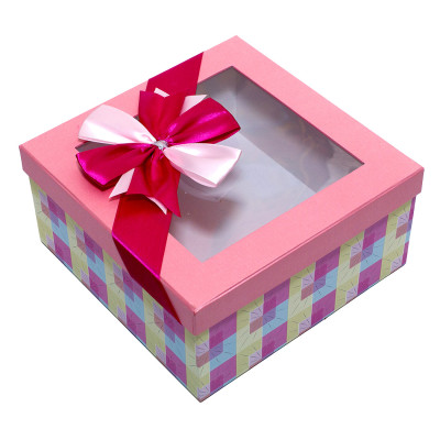 Hộp Quà Vuông Kiếng V050 - 22x22x11 cm -PHƯỢNG HOÀNG