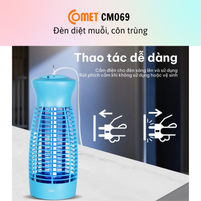 Đèn Diệt Muỗi Comet CM069 6W - Hàng Chính Hãng