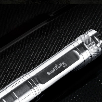 Đèn pin soi đá Supfire S10 - đèn pin 3 chức năng sáng : Sáng trắng,sáng vàng và đèn UV