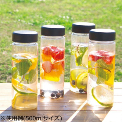 Bình nước nhựa Tritan Ecozen 500ml - Black Lid - Hàng Nội Địa Nhật Bản