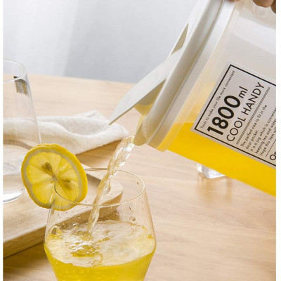 Combo bình nước nắp bật Yamada 1,8L + Cốc uống nước có nắp 360ml - nội địa Nhật Bản