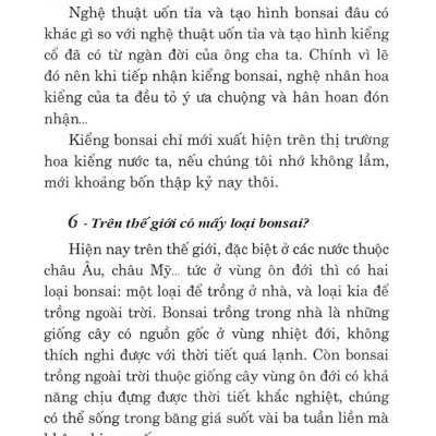 110 Câu Hỏi Đáp Chăm Sóc Và Tạo Dáng Bonsai (Tái Bản 2024)
