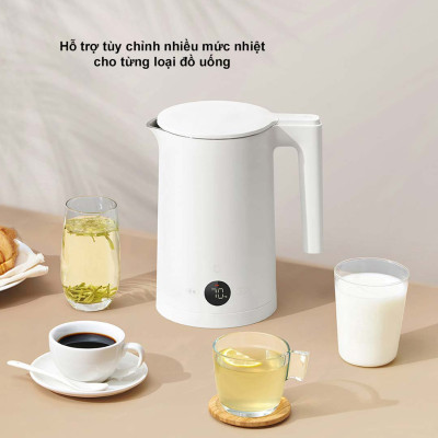 Ấm, bình đun siêu tốc 1.5L Xiaomi Mijia gen 2 MJHWSH03YM - Hàng nhập khẩu