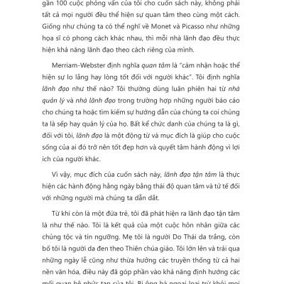 Nghệ Thuật Lãnh Đạo Tận Tâm