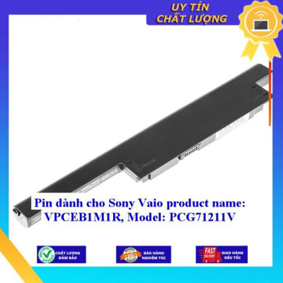 Pin dùng cho Sony Vaio product name: VPCEB1M1R Model: PCG71211V - Hàng Nhập Khẩu  MIBAT991