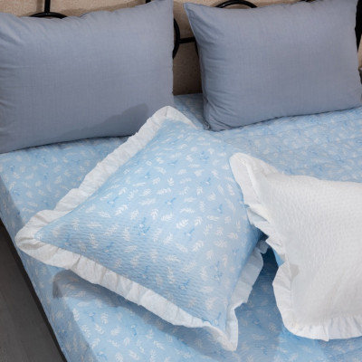 Bộ chăn drap Bamboo Hàn Quốc Hana Hana Leafmingo