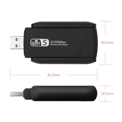 Ăng Ten Thu Sóng Wifi 1200mbps 5ghz 2.4ghz 802.11ac Rtl8812Bu tốc độ siêu nhanh không thua dây cáp Tiện Dụng - miếng lót chuột