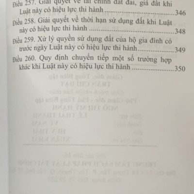 Sách - Luật Đất đai (Hiện hành)  (Được Quốc hội thông qua ngày 18-01-2024, có hiệu lực từ ngày 01-01-2025)