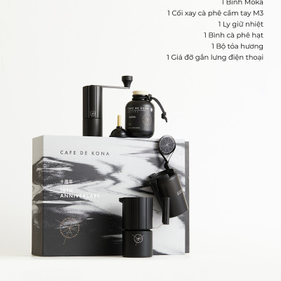 Bộ sản phẩm pha cà phê moka CAFE DE KONA