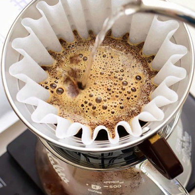 Giấy lọc hình tròn cho phễu Kalita 155 185 CAFE DE KONA